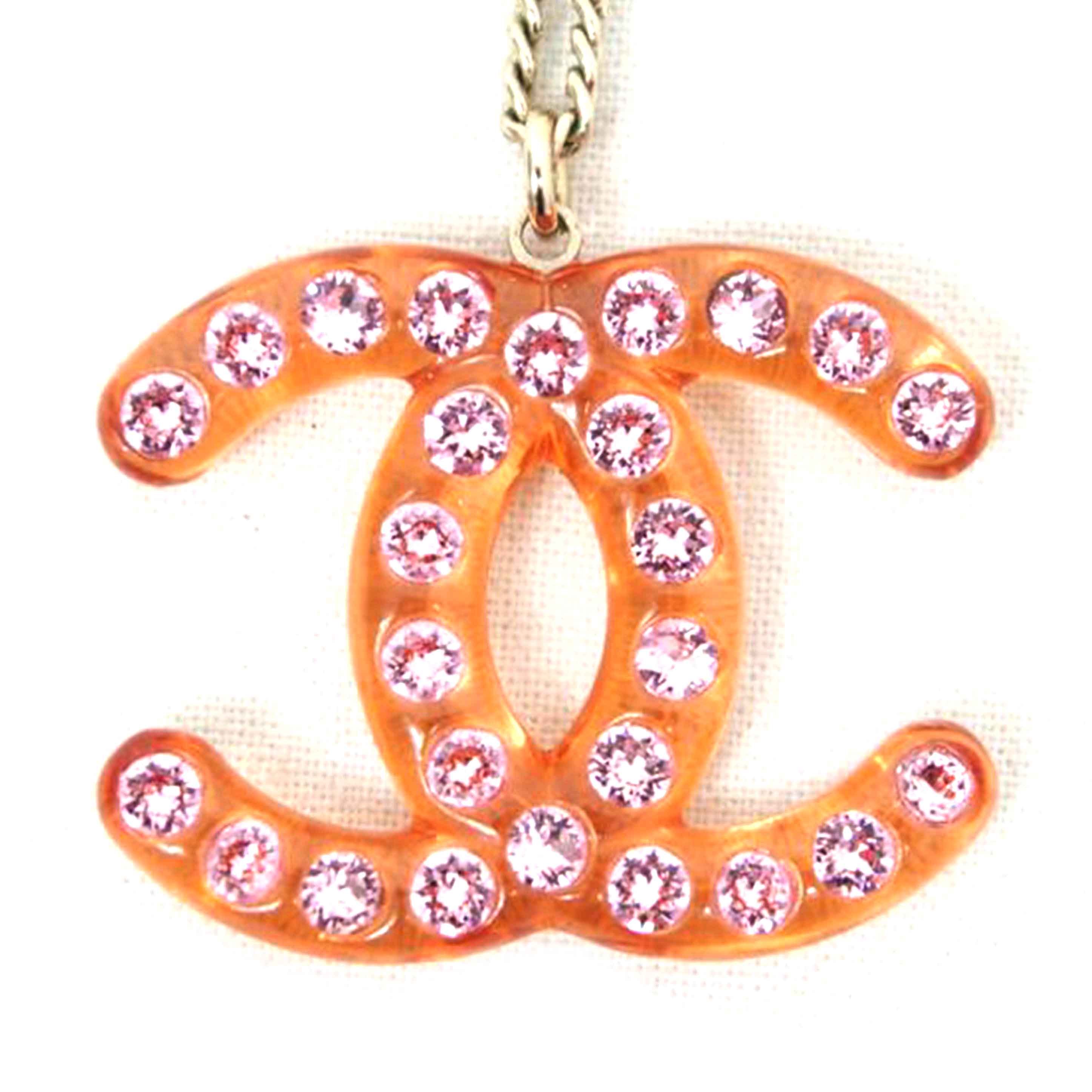 CHANEL シャネル/ココマーク/ラインストーン/ネックレス/D18//Bランク/78