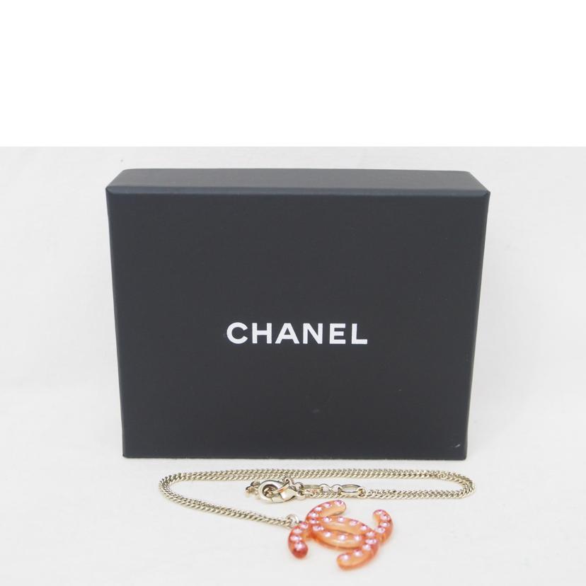 CHANEL シャネル/ココマーク/ラインストーン/ネックレス/D18//Bランク/78