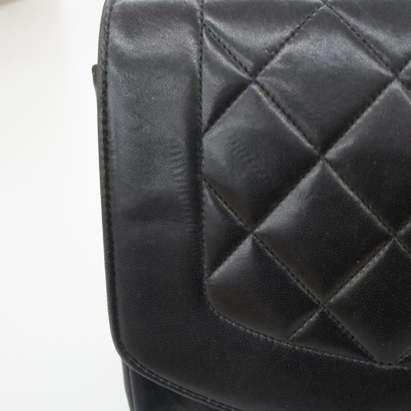 CHANEL シャネル/マトラッセ ダイアナ チェーンショルダー ラムスキン/ブラック//285****/Bランク/01