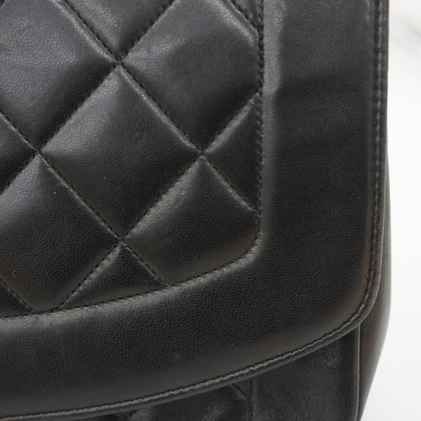 CHANEL シャネル/マトラッセ ダイアナ チェーンショルダー ラムスキン/ブラック//285****/Bランク/01