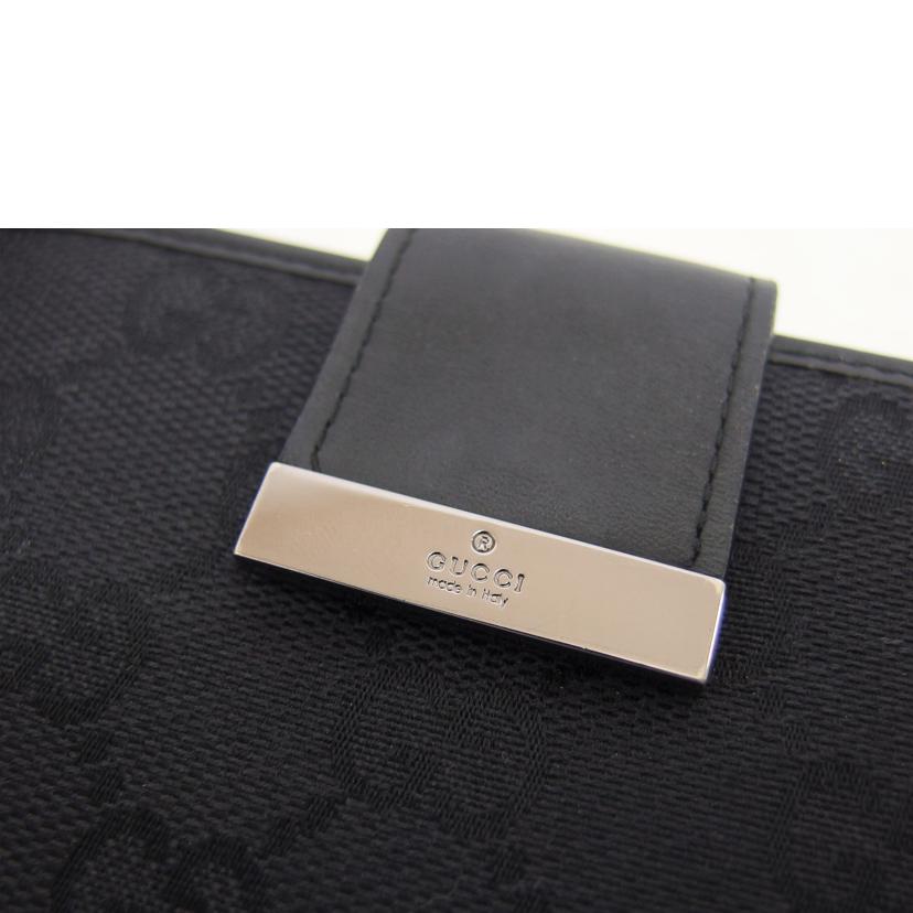 GUCCI グッチ コンパクトウォレット/GGキャンバス/Wホック財布/ブラック/035・3661//224*/Bランク/04