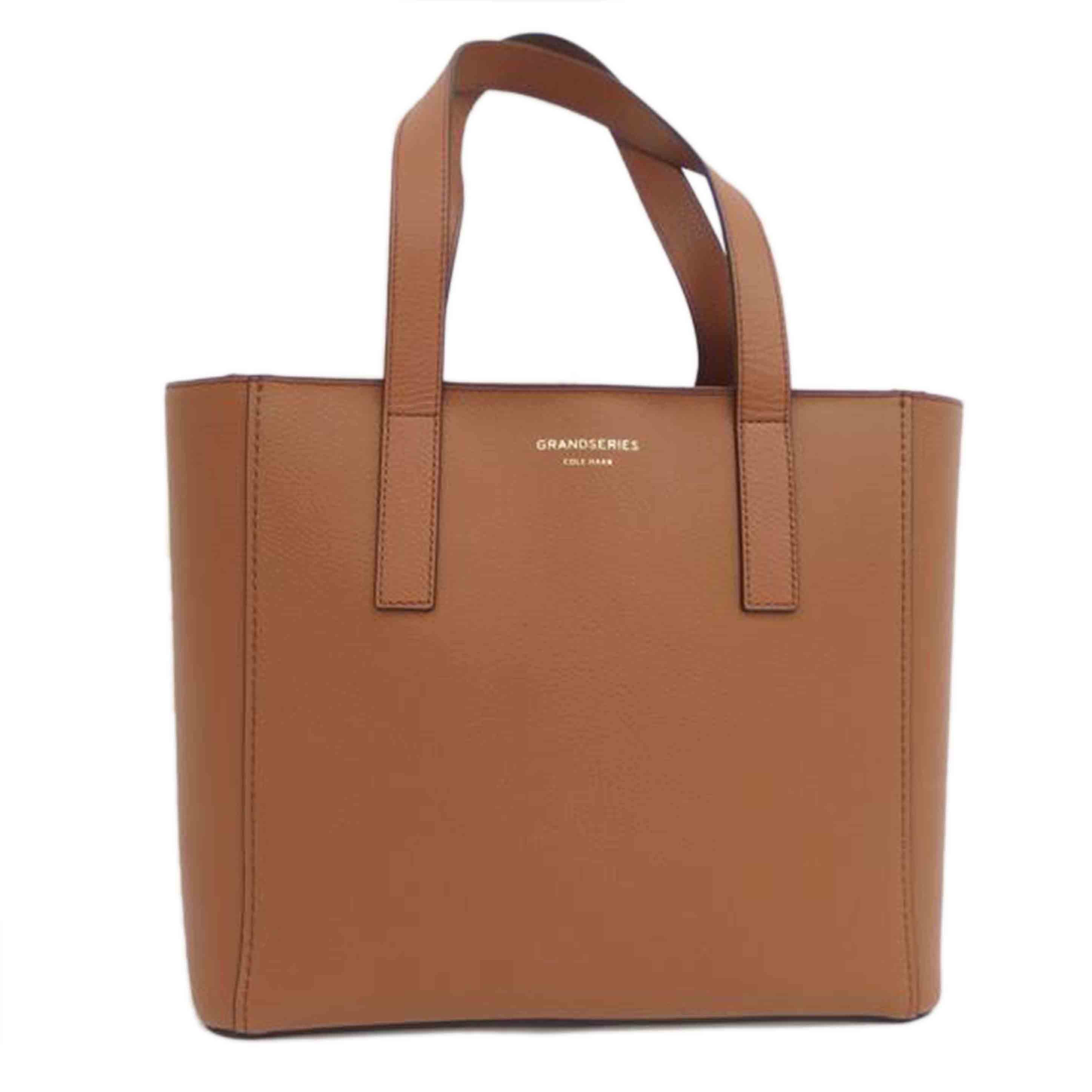 GRANDSERIES コールハン/COLEHAAN レザートート/茶//Sランク/82