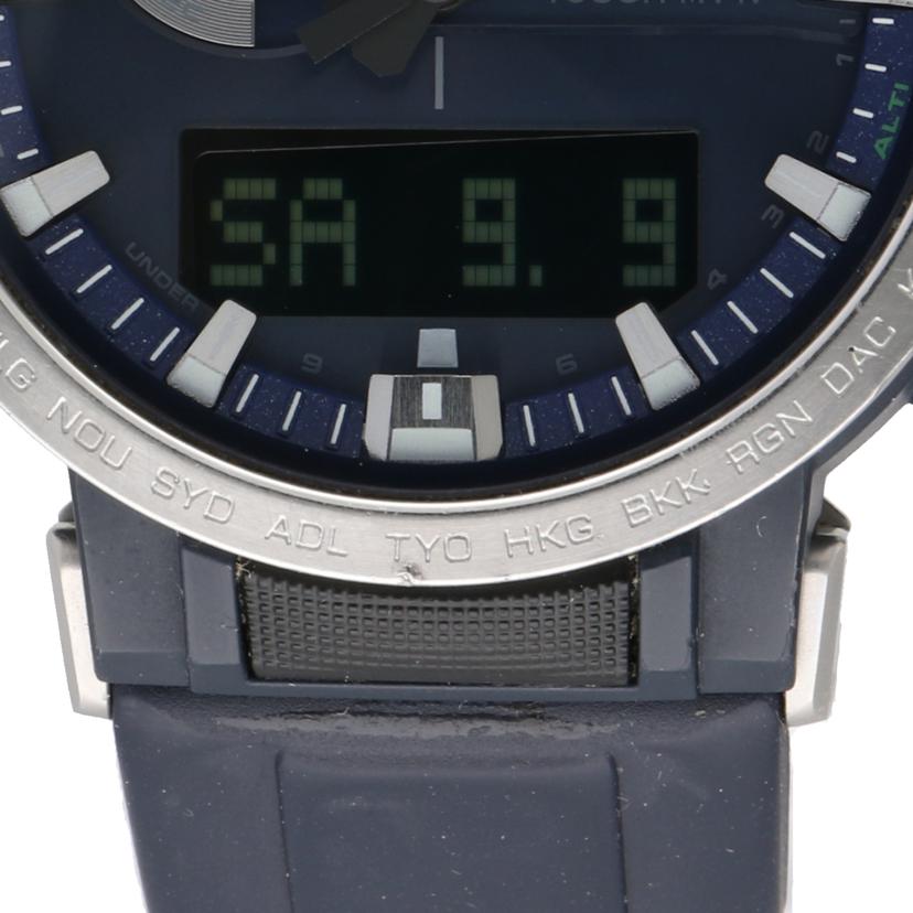 CASIO CASIO/プロトレック/クライマーライン/電波ソーラー/PRW-60//Bランク/75