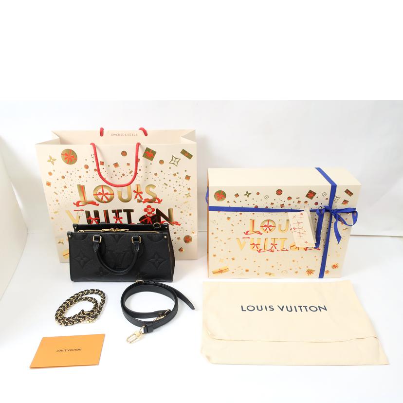 LOUIS VUITTON ルイ・ヴィトン/オンザゴーEW 2WAY ブラック/M23640//ICチ*****/SAランク/65