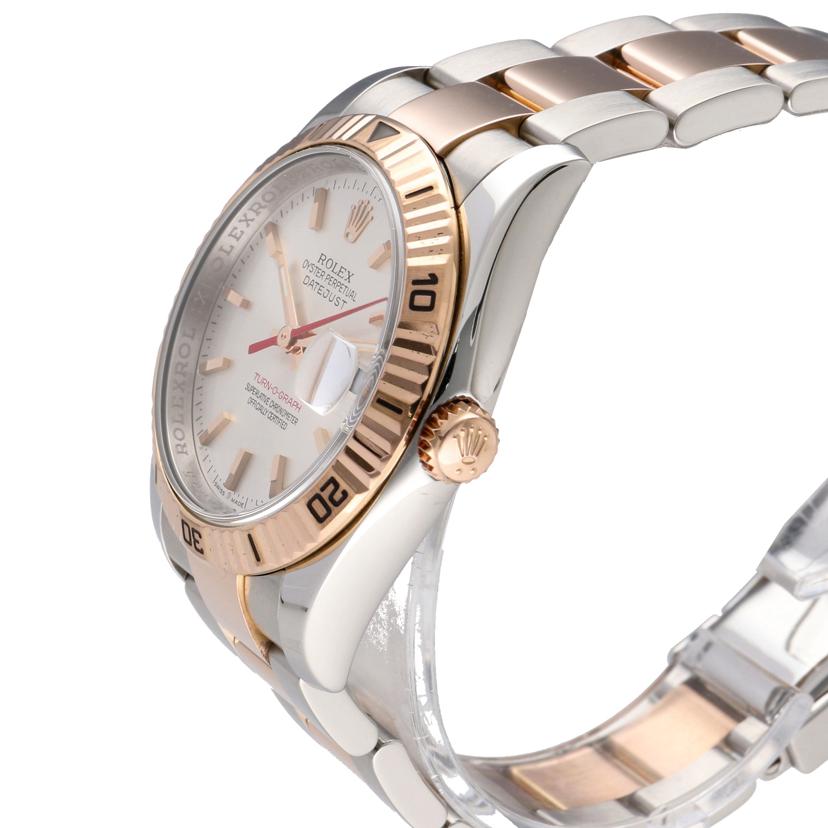 ROLEX ロレックス 腕時計 2005年頃製造 新品仕上済 ステンレス ピンクゴールド コンビ メンズ/デイトジャスト・ターノグラフ/シルバー/D番/116261//D37**********/Aランク/75