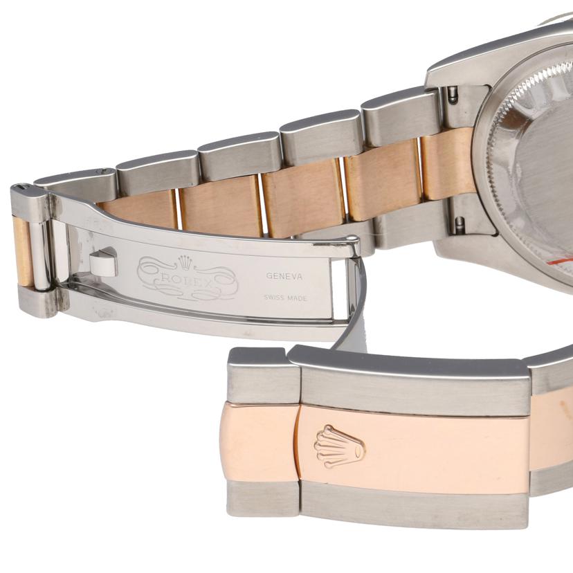 ROLEX ロレックス 腕時計 2005年頃製造 新品仕上済 ステンレス ピンクゴールド コンビ メンズ/デイトジャスト・ターノグラフ/シルバー/D番/116261//D37**********/Aランク/75