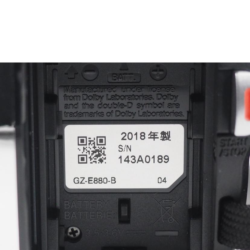 JVC ジェイブイシー/フルハイビジョンビデオカメラ/GZ-E880-B//143A0189/ABランク/79