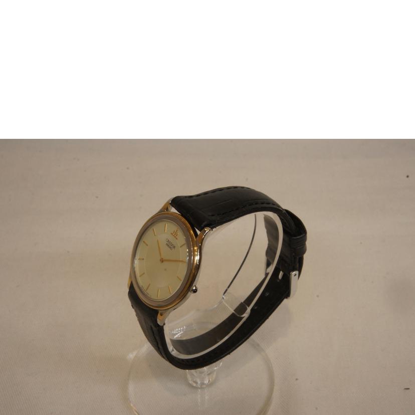 SEIKO セイコー/CREDORクレドールクォーツK18YG/SS/レザーベルト/5A74-2000//490044/Aランク/92