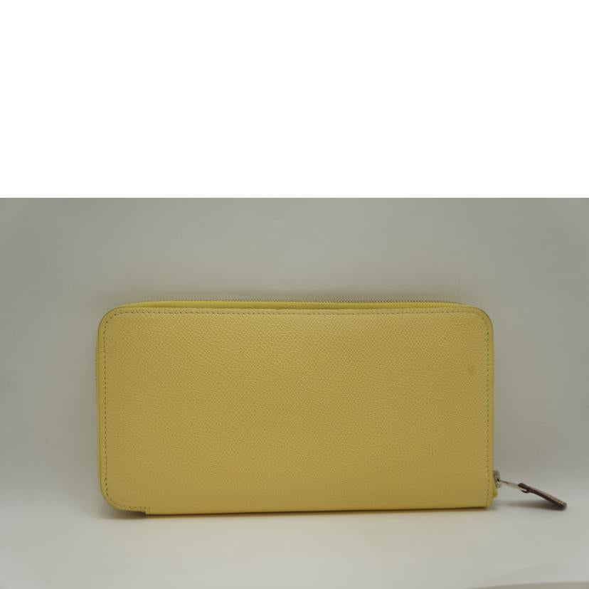 HERMES エルメス 長財布 2016年頃製造 /アザップシルクイン/ヴォーエプソン/ジョーヌブッサン/弊社見立て//X刻(16)/ABランク/09