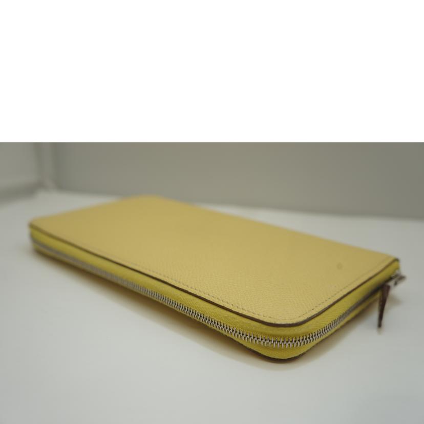 HERMES エルメス 長財布 2016年頃製造 /アザップシルクイン/ヴォーエプソン/ジョーヌブッサン/弊社見立て//X刻(16)/ABランク/09