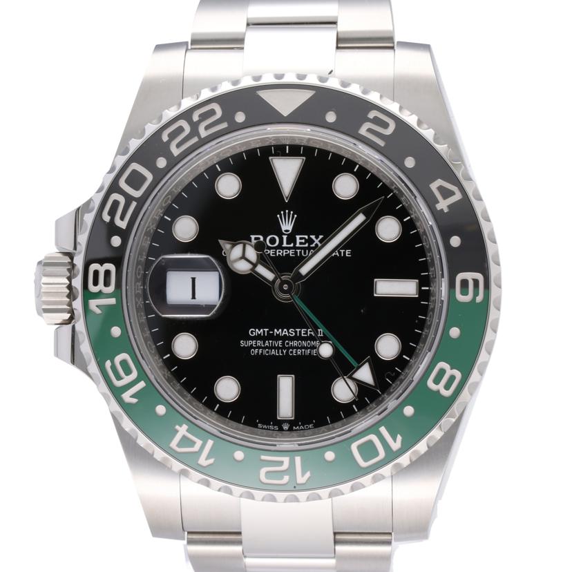 ROLEX ロレックス/GMTマスターⅡ/レフティ/グリーン×ブラック/126720VTNR//ランダム番/SAランク/75