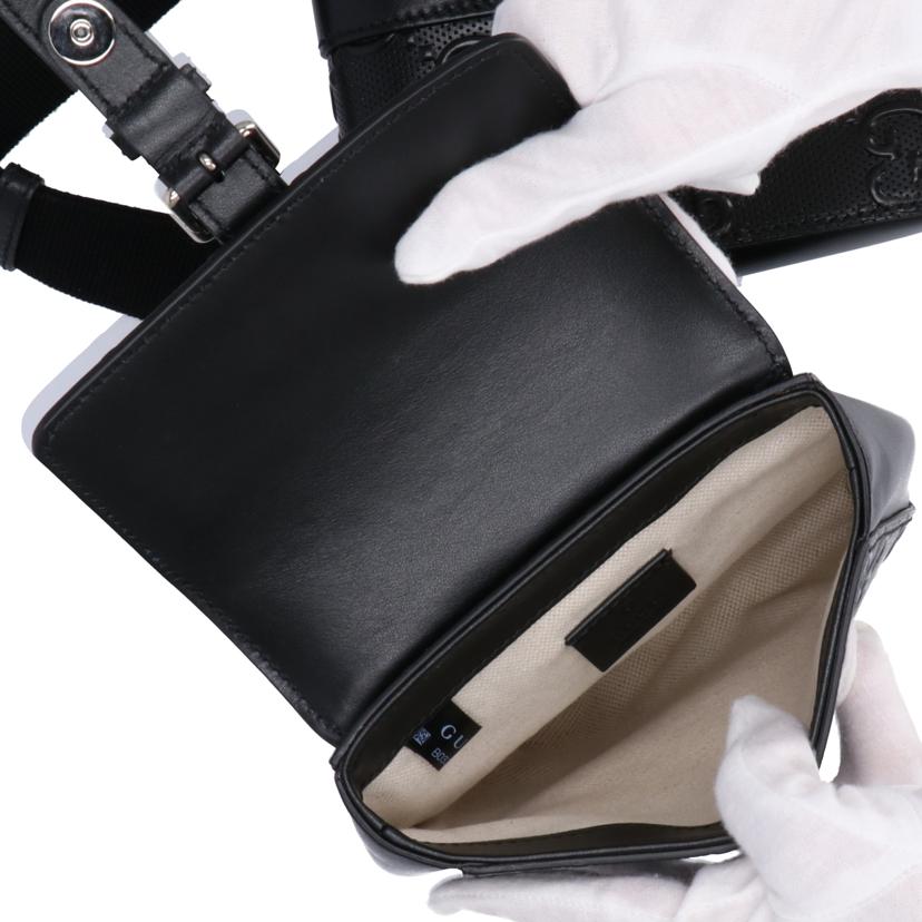 GUCCI グッチ/GGエンボスウエストバッグ/631339//525***/Aランク/75