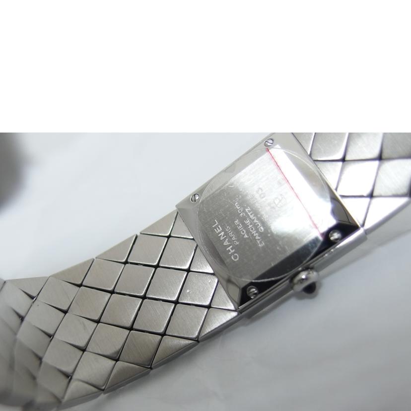 CHANEL シャネル ブラック文字盤 SS/マトラッセ/レディースウォッチ/クォーツ/H0009//Q.D*****/Aランク/04