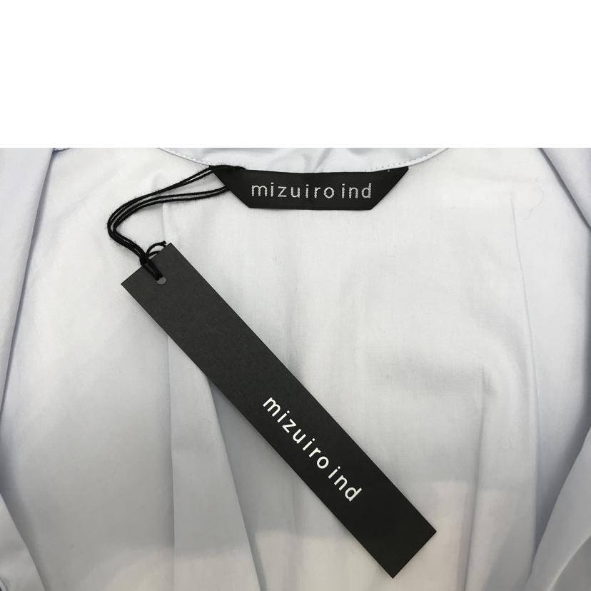 mizuiroind ミズイロインド/バンドカラーシャツ/ライトブルー//SAランク/51