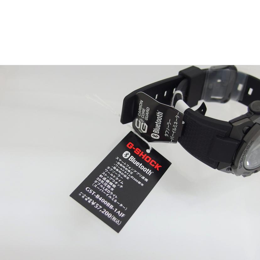 CASIO カシオ ジーショック モバイルリンク オールブラック/G-SHOCK/G-STEELデジアナウォッチ/ソーラー/GST-B400BB-1AJF//202********/SAランク/04