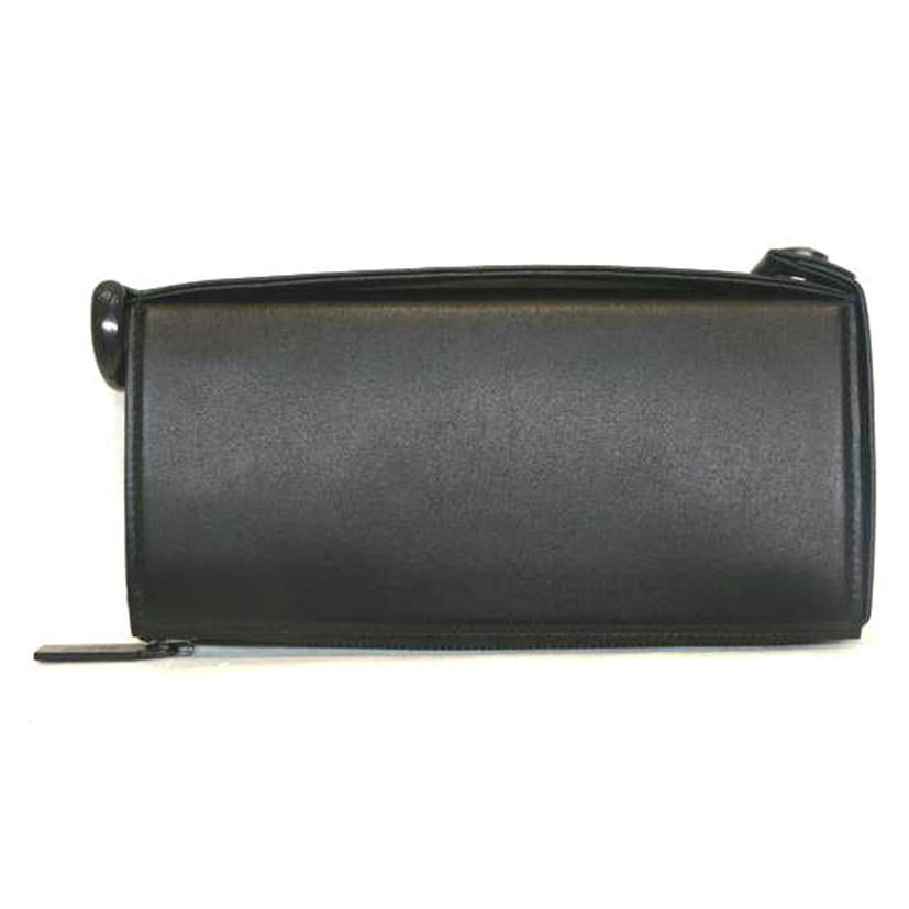 Yohji Yamamoto Discord ヨウジヤマモト/レザーL字ファスナーウォレット//SAランク/92