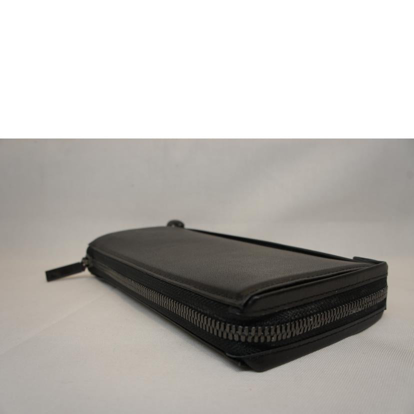 Yohji Yamamoto Discord ヨウジヤマモト/レザーL字ファスナーウォレット//SAランク/92