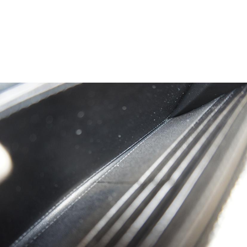 Yohji Yamamoto Discord ヨウジヤマモト/レザーL字ファスナーウォレット//SAランク/92