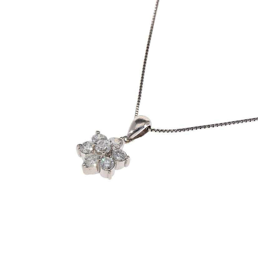 / Pt900/850ダイヤネックレス1.00ct //Aランク/75