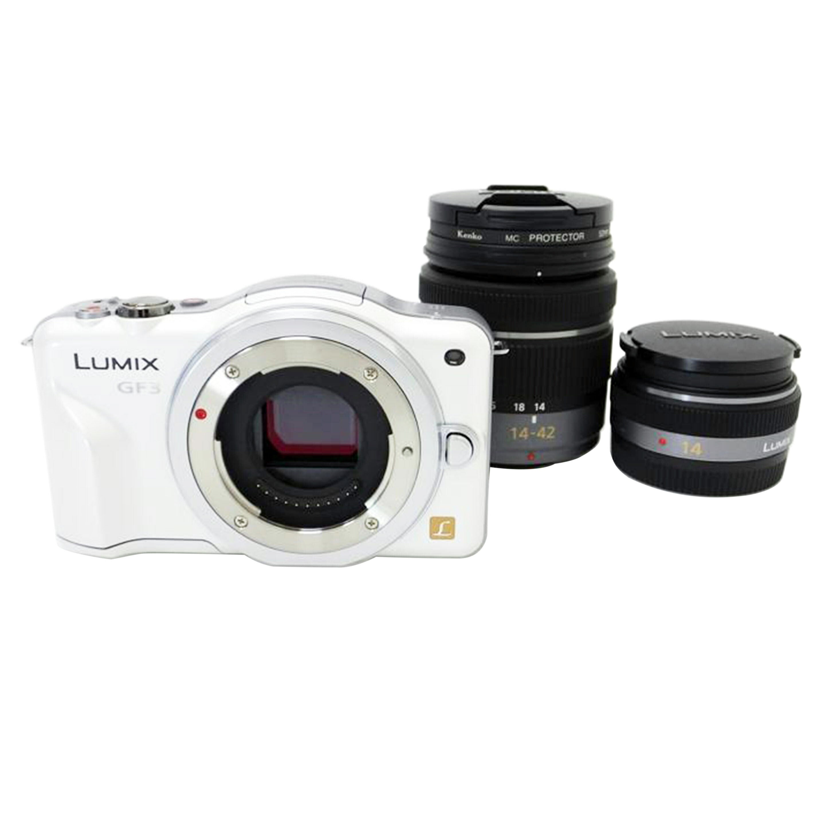 Panasonic パナソニック/ミラーレス一眼ダブルレンズセット/DMC-GF3/DMC-GF3//FS1HA506889/ABランク/88