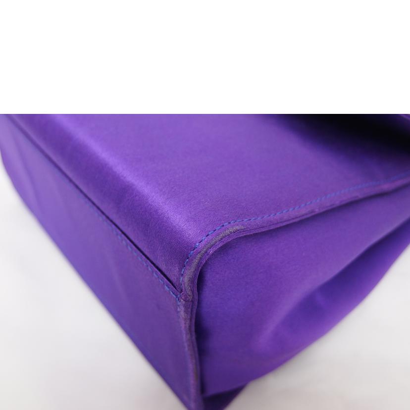 CELINE セリーヌ/サテン/2WAYショルダーバッグ/パープル//F/01/Bランク/04