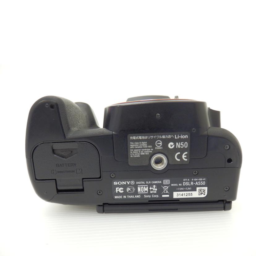 SONY ソニー/α550/デジタル一眼レンズセット/α550 18-55mmF3.5-5.6//3141255 4250920/ABランク/88