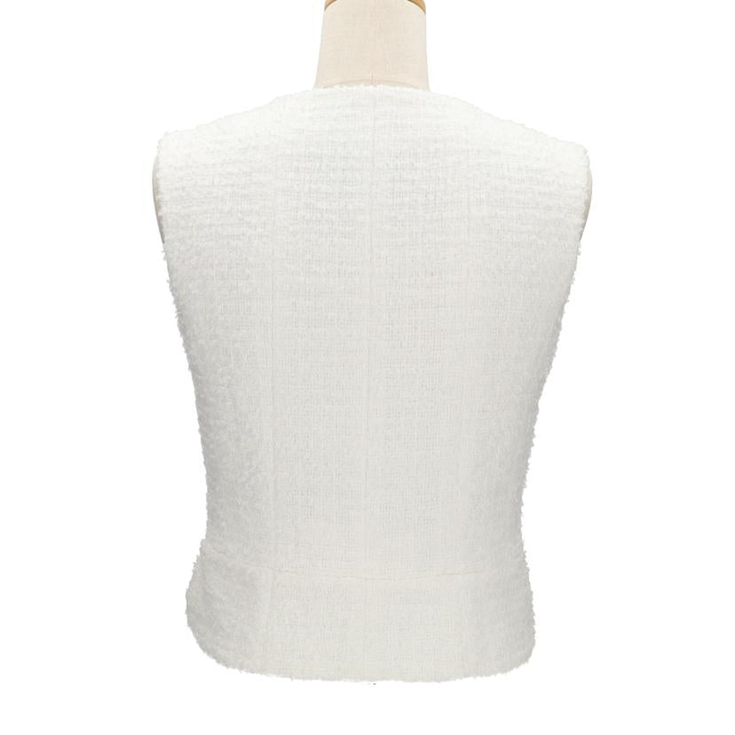 CHANEL シャネル/CHANEL ツィードベスト/ホワイト//ABランク/75