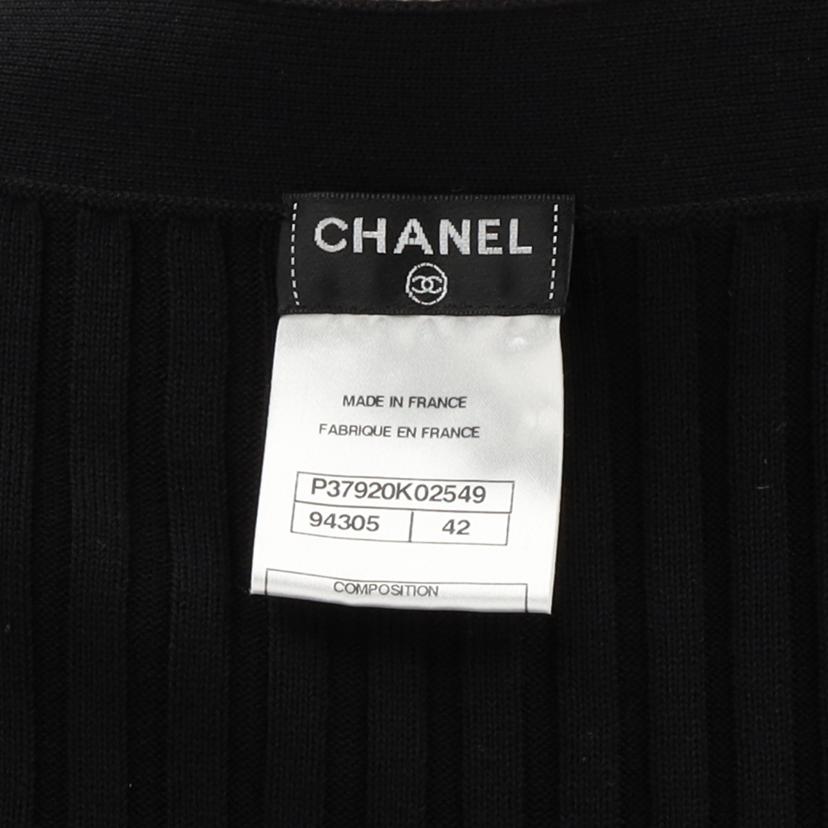 CHANEL シャネル/リブニットカーディガン//ABランク/75