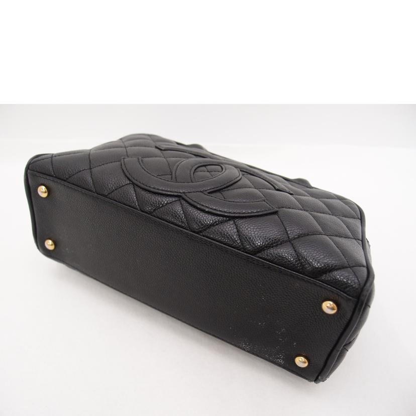 CHANEL シャネル ハンドバック ココマーク 黒 レディース/キャビアスキン・マトラッセミニボストン/ブラック/A20996//997****/ABランク/69