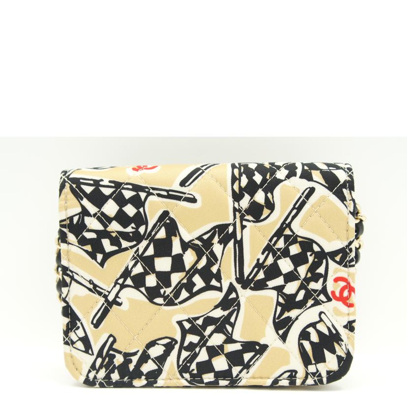 CHANEL シャネル/ミニマトラッセキルティングチェーンショルダー /チェッカーフラッグ//XL7*****/Aランク/75