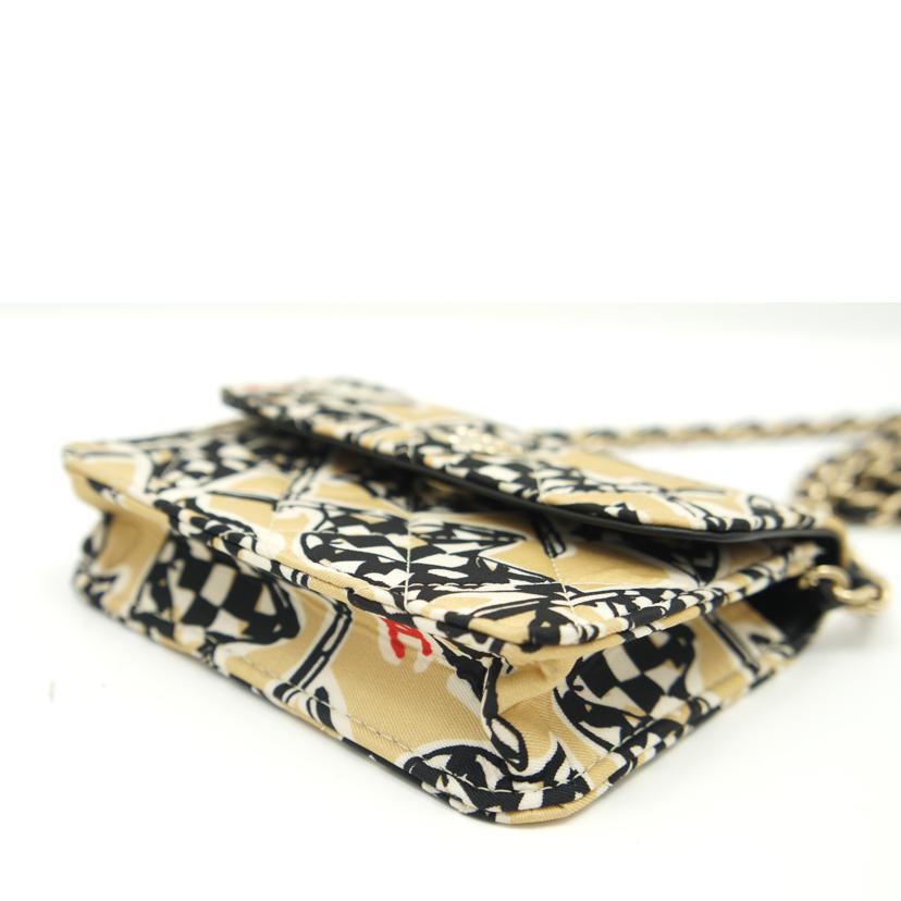 CHANEL シャネル/ミニマトラッセキルティングチェーンショルダー /チェッカーフラッグ//XL7*****/Aランク/75