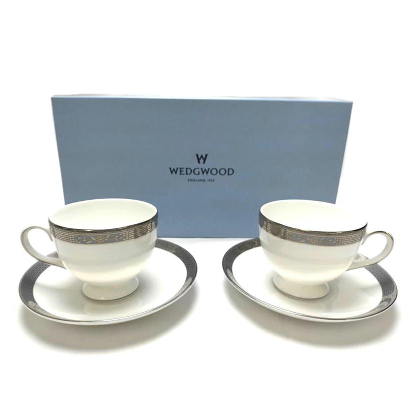 WEDGWOOD ウエッジウッド/マーカサイト カップ&ソーサー ペア//Aランク/52