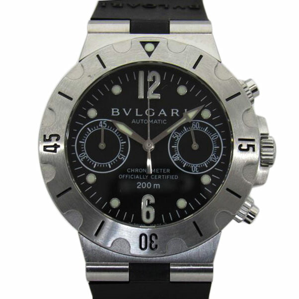 BVLGARI/ブルガリディアゴノスク-バ/クロノグラフ/SC38S//B027530/Bランク/62