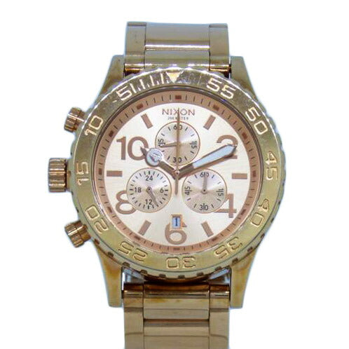 NIXON ニクソン/THE42-20クロノグラフ/クォーツ/A035 502//18E/Bランク/64