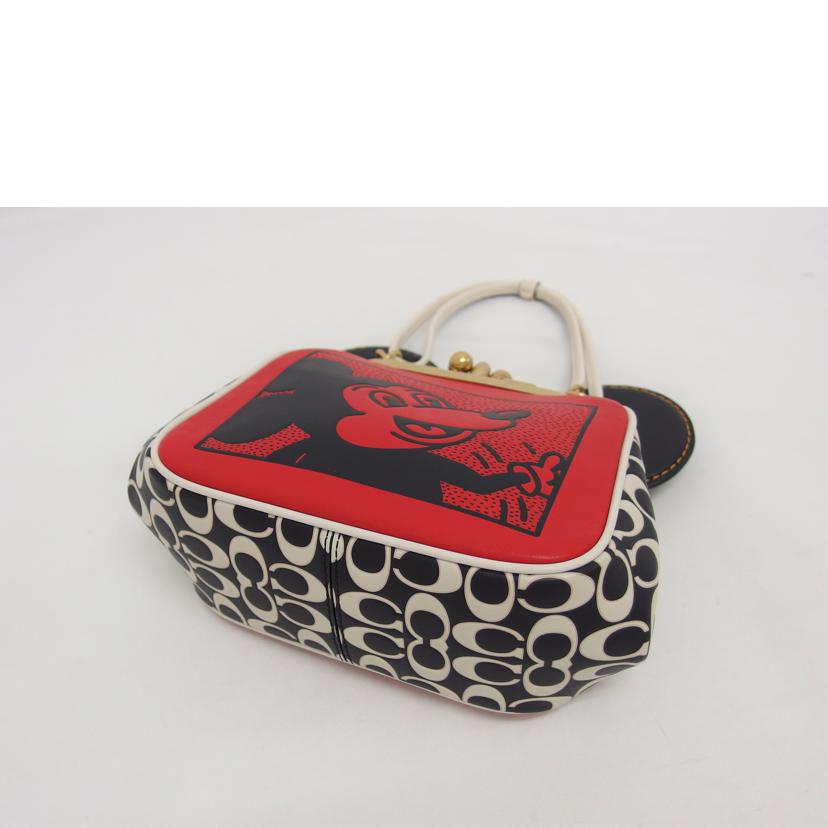 COACH コーチ シグネチャー ハンドバッグ ショルダーバッグ/ディズニー×キース・ヘリング/キスロックバッグ/4716//K20**/ABランク/04
