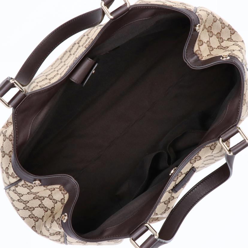 GUCCI グッチ/GGキャンバストート/ベージュ×ブラウン/388919//525040/ABランク/75