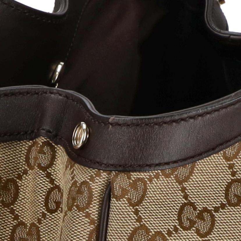 GUCCI グッチ/GGキャンバストート/ベージュ×ブラウン/388919//525040/ABランク/75