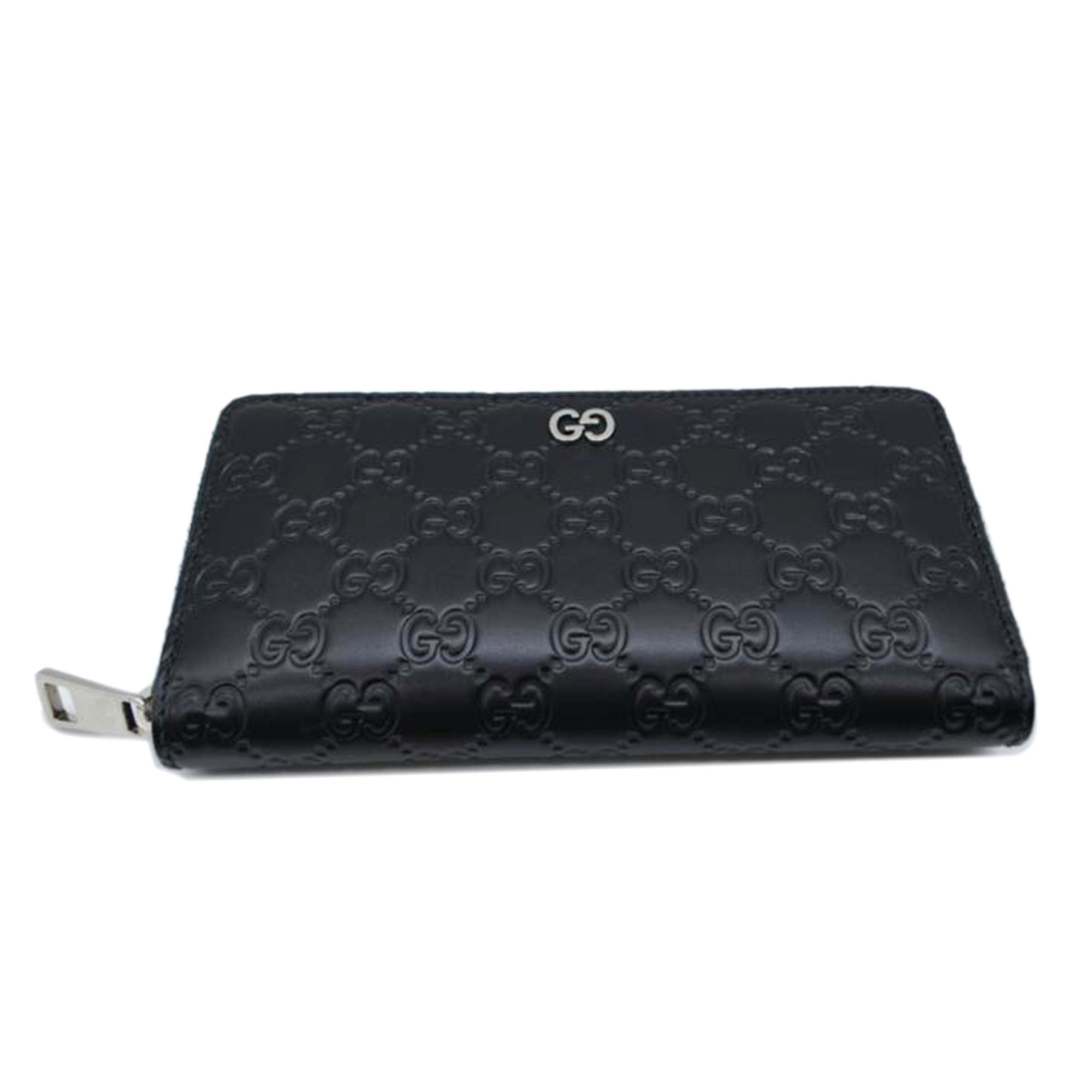 GUCCI/グッチシマラウンドファスナー長財布/473928//525040/ABランク/89
