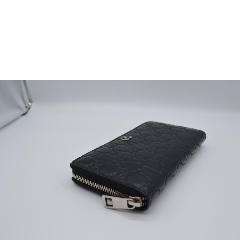 GUCCI/グッチシマラウンドファスナー長財布/473928//525040/ABランク/89