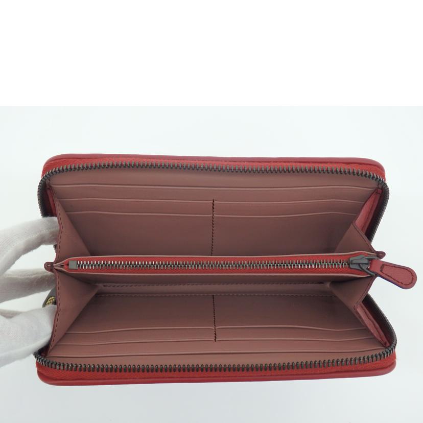 BOTTEGA VENETA ボッテガヴェネタ/イントレチャートラウンドファスナー財布//P00372417B/ABランク/75
