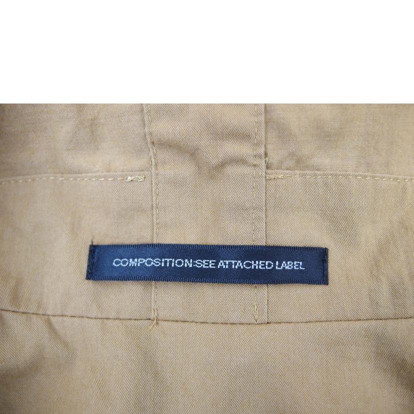 Y'S YOUJI YAMAMOTO/Y’S コンポジション シーアタッチド レーベル ファー付き フーデッドロングコート パイルライナー脱着可 キャメル サイズ1/YK-C05-010//Aランク/83