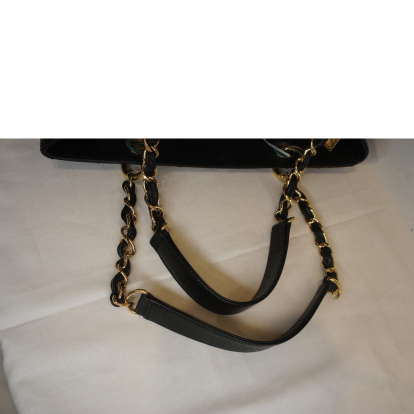 CHANEL シャネル/GSTトートキャビアスキンG金具//18109535/Aランク/92