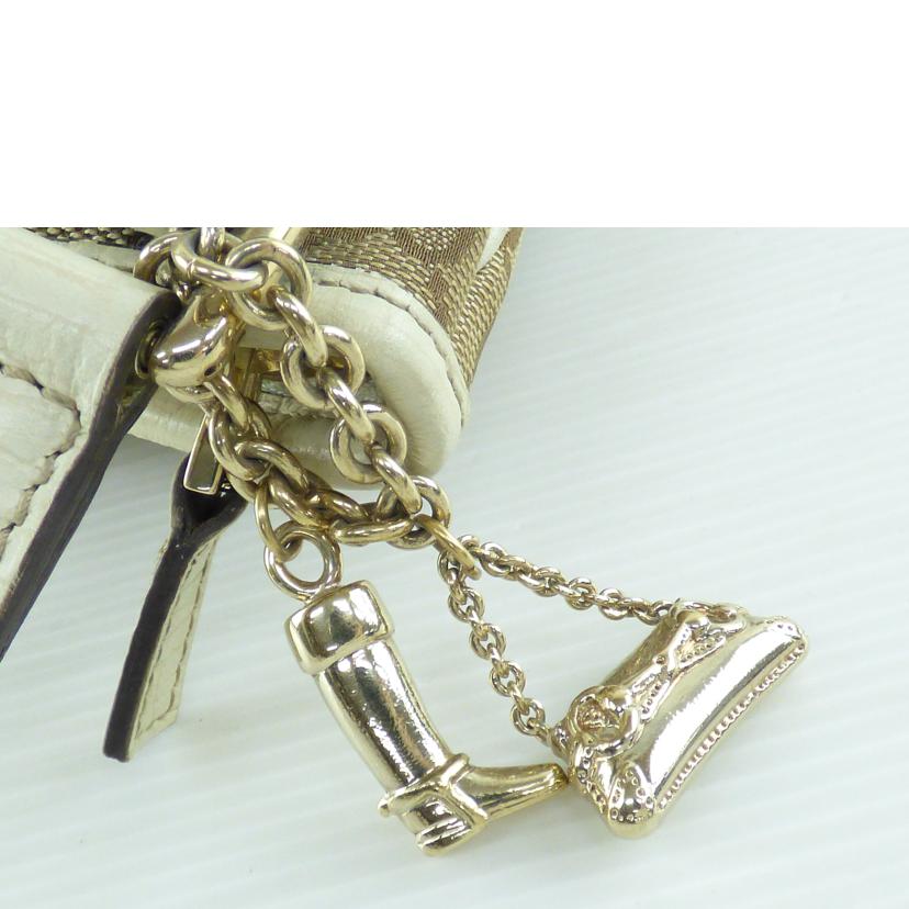 GUCCI グッチ/GGキャンバスレザーショルダー/144388//213***/Bランク/64