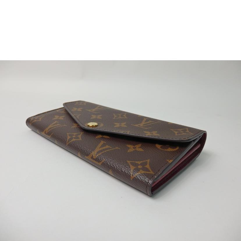 LV ルイヴィトン/ポルトフォイユ・サラ/モノグラム/フューシャ/M62234//FRIDタグ/Aランク/84