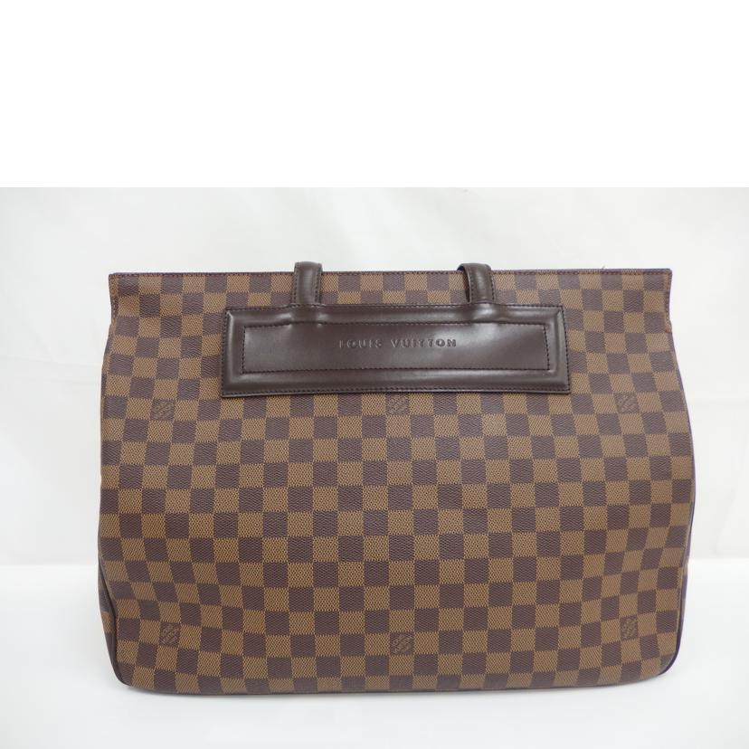 LOUIS VUITTON ルイヴィトン ルイ・ヴィトン ビトン ダミエ・エベヌ 市松模様 ブラウン 茶 ショルダーバッグ ハンドバッグ トートバッグ ブラウン メンズ レディース 定番 人気 LV 斜め掛け 肩がけ/パリオリGM/ダミエ/エベヌ/N51124//AR0***/ABランク/82