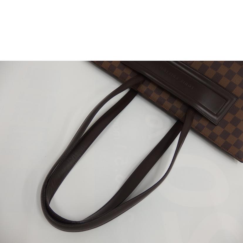 LOUIS VUITTON ルイヴィトン ルイ・ヴィトン ビトン ダミエ・エベヌ 市松模様 ブラウン 茶 ショルダーバッグ ハンドバッグ トートバッグ ブラウン メンズ レディース 定番 人気 LV 斜め掛け 肩がけ/パリオリGM/ダミエ/エベヌ/N51124//AR0***/ABランク/82