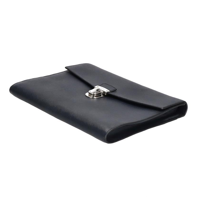 PRADA プラダ/プラダサフィアーノレザーセカンドバッグ/ネイビー/2VF005//56 */ABランク/75