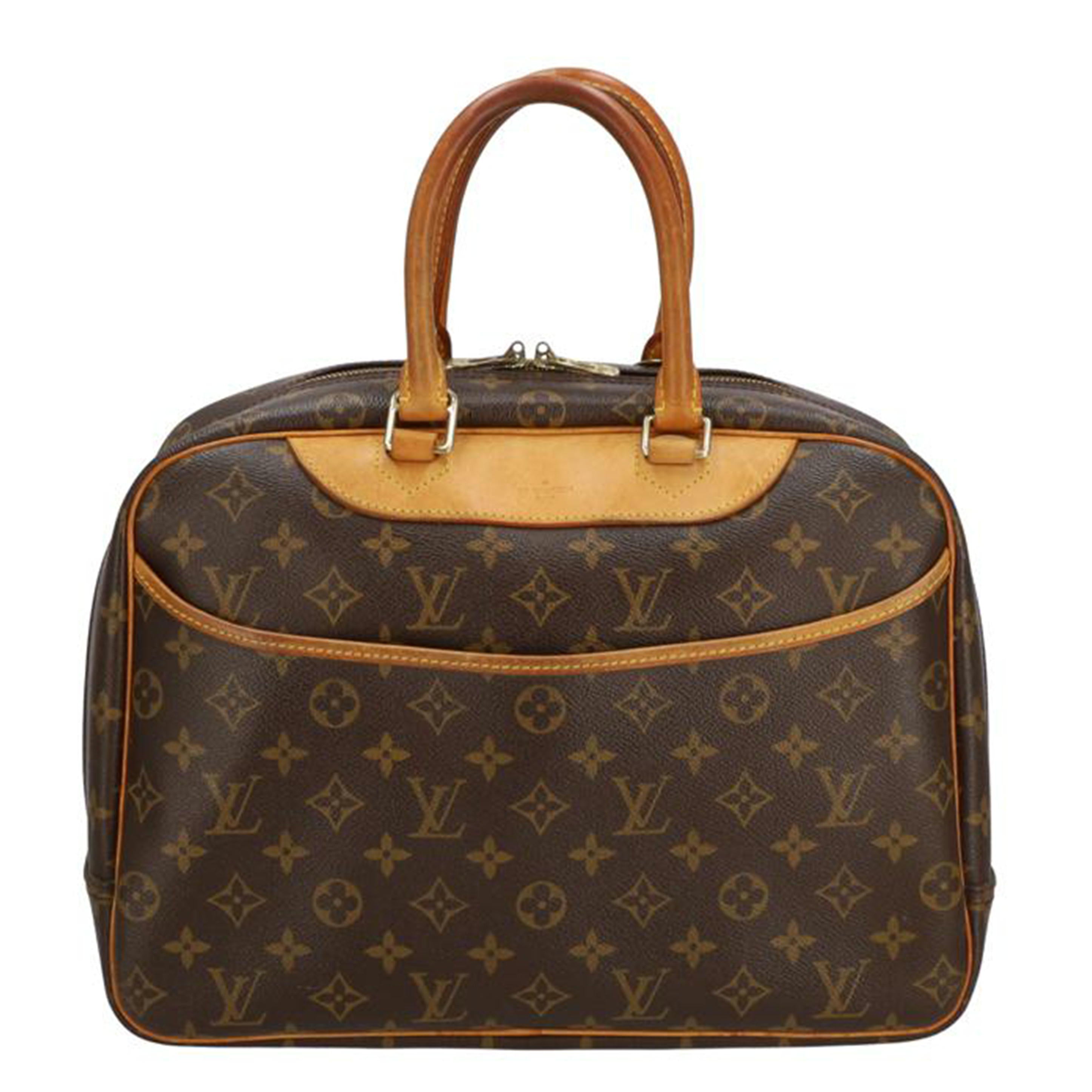 LOUIS VUITTON ルイヴィトン ルイ・ヴィトン ビトン ショルダーバッグ ハンドバッグ トートバッグ ブラウン メンズ レディース 定番 人気 LV 斜め掛け 肩がけ/ボーリング・ヴァニティ 旧ドーヴィル/モノグラム/M47270//読み取***/Bランク/09