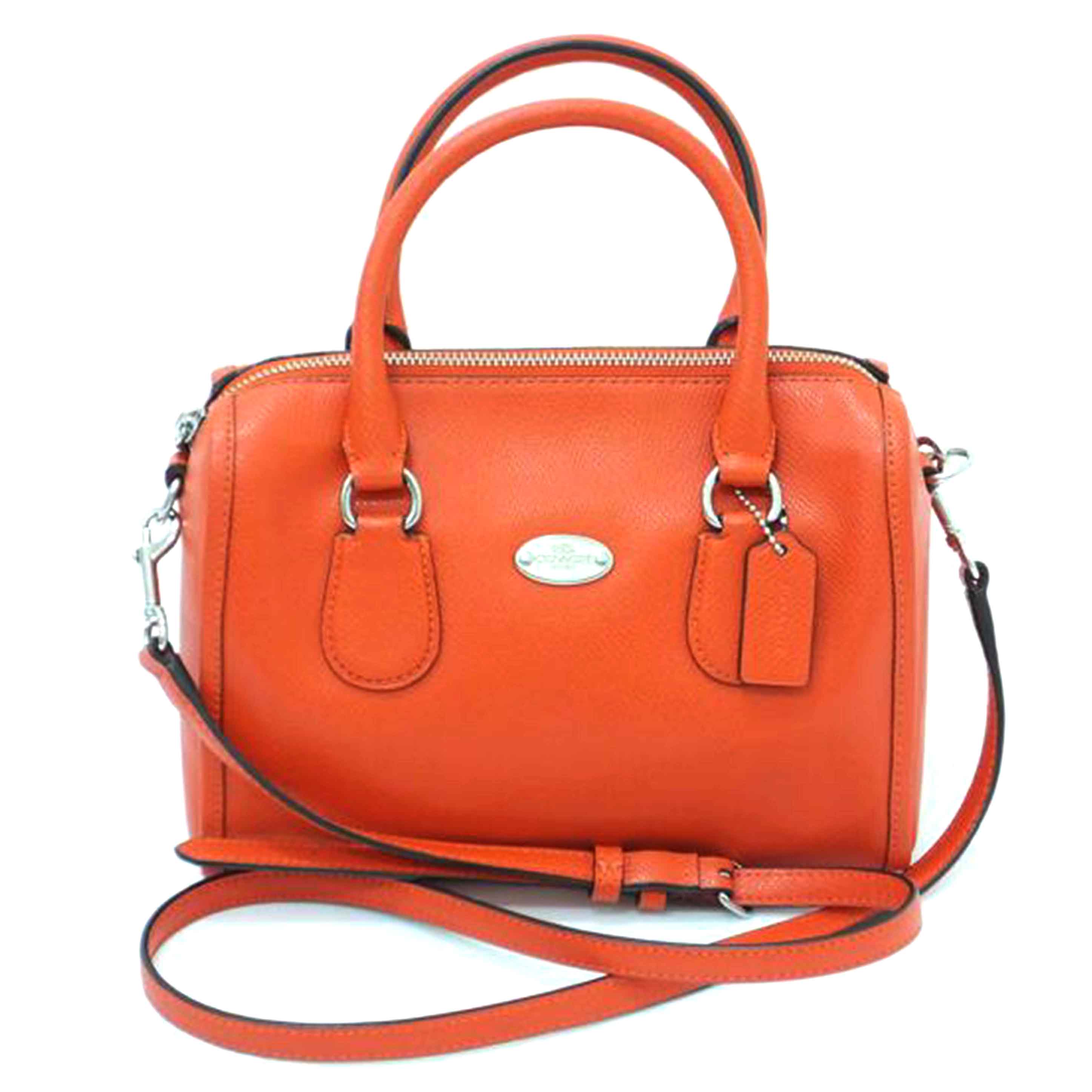 COACH コーチ/クロスグレーンレザーベネットミニサッチェル/F33329//E15**/Aランク/88