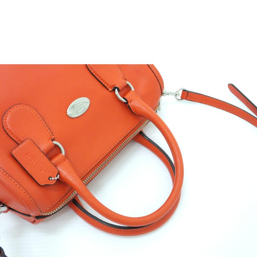 COACH コーチ/クロスグレーンレザーベネットミニサッチェル/F33329//E15**/Aランク/88